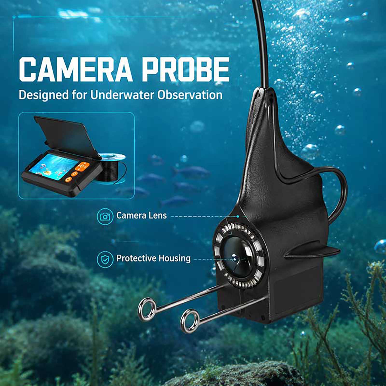 1080P HD 어군탐지기 수중 카메라 모니터 야간 투 - Fishing Boat Depth Finder 리뷰 및 가격
