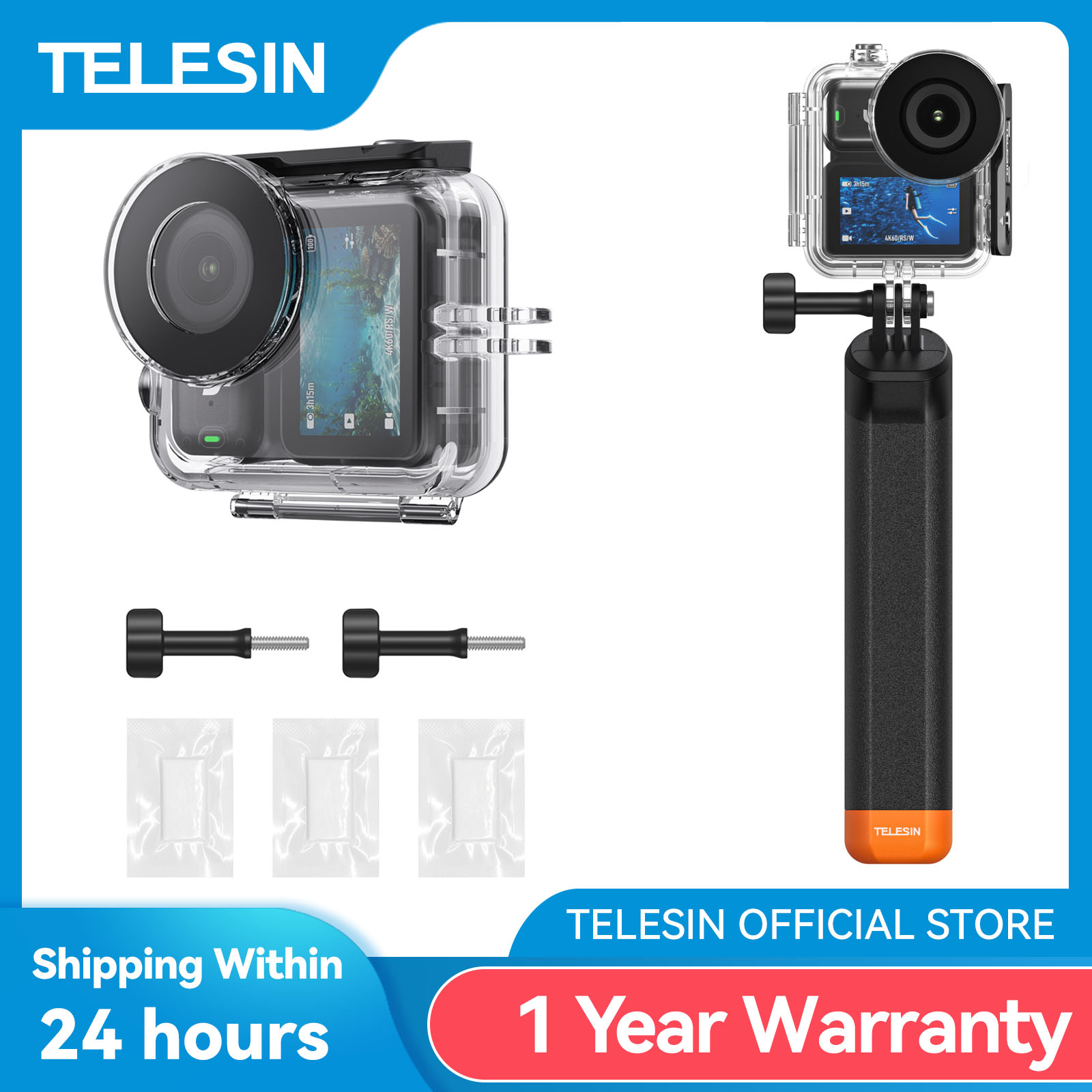 TELESIN 60M 다이빙 방수 케이스 DJI OSM - Fishing Boat Cover 리뷰 및 가격